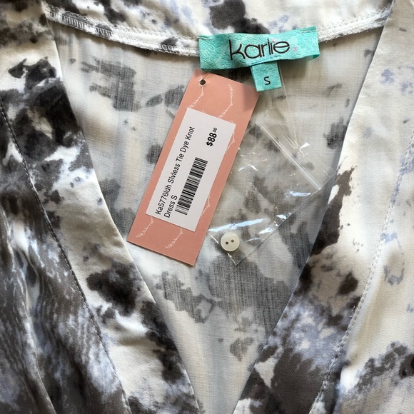 Karlie | Sleeveless Tie Dye Knot Dress | S - Picture 4 of 4